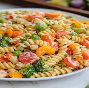 Ensalada de pasta corta